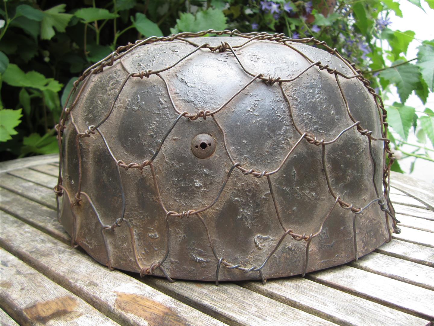 WW2 Falschirmjager Helmet, Camoflaged - Reproduction